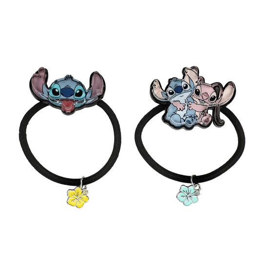 Disney: Lilo & Stitch - Stitch & Angel 2 Piece Stretchy Hair Tie Set