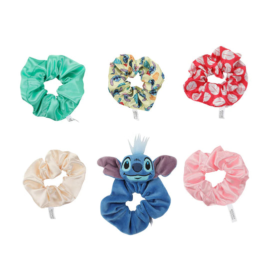 Disney: Lilo & Stitch - 6 Piece Printed Fabric Hair Scrunchie Set