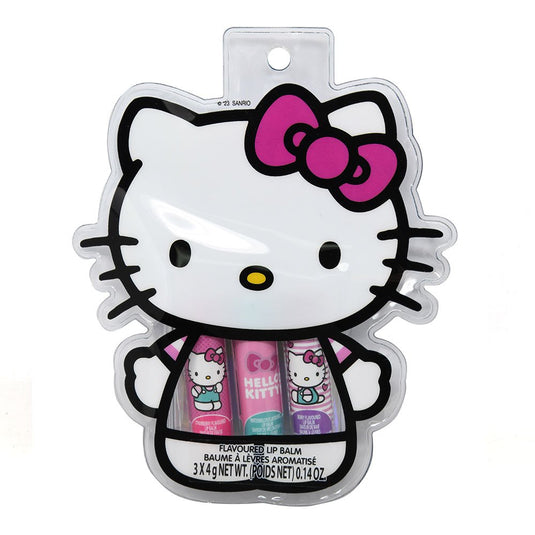 Hello Kitty And Friends  - 3Pk lip Balms In Shaped Pouch