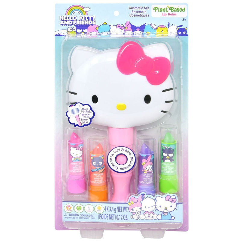 Hello Kitty And Friends  - Light Up Mirror w/4 lip Balms on Card