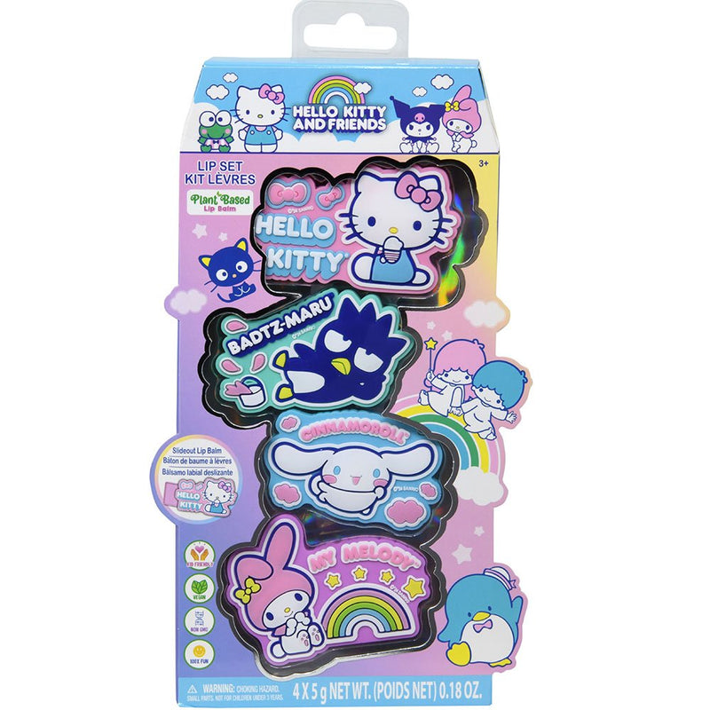 Hello Kitty And Friends  - 4pk Slide Out Lip Gloss Set on Box