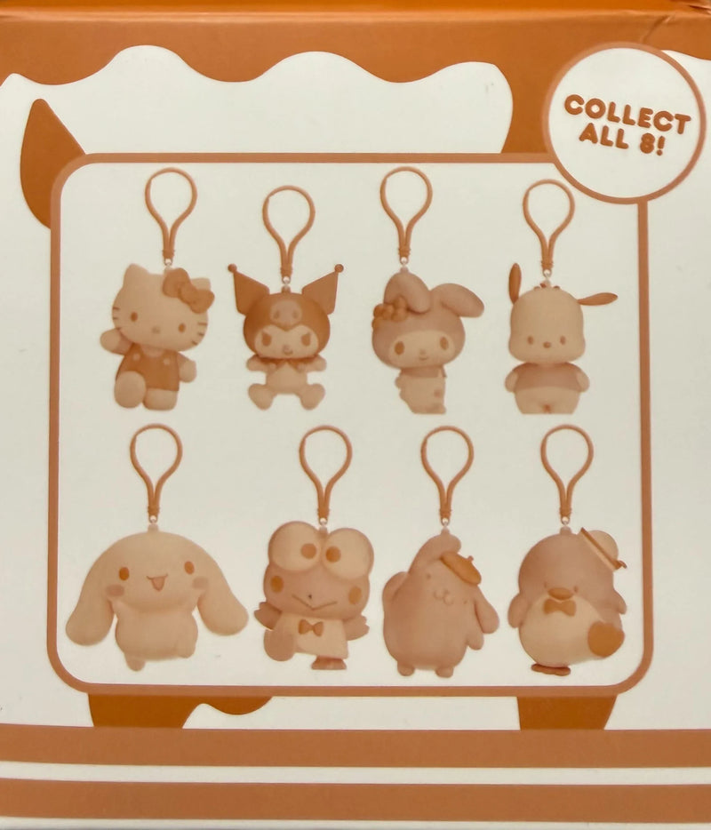 Load image into Gallery viewer, Sanrio Hello Kitty &amp; Friends - Chocolate Milk Flocked 1pc Hangers Blind Box

