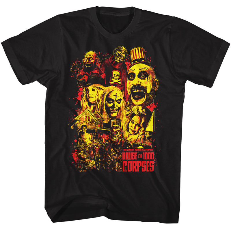Chargez l&#39;image dans la visionneuse de la galerie, House Of 1000 Corpses - Collage Adult T-Shirt
