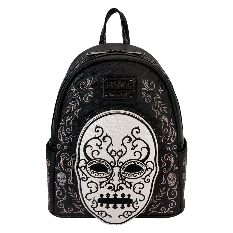 Load image into Gallery viewer, Loungefly Harry Potter Death Eater Mask Mini Backpack
