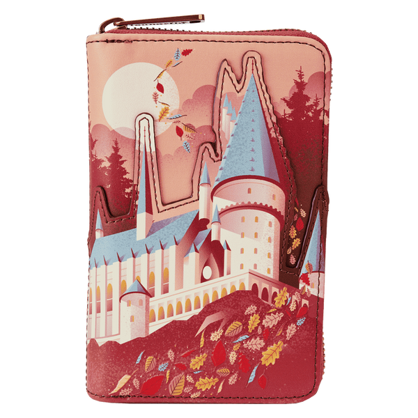 Harry Potter - Hogwarts Fall Leaves Zip Around Wallet