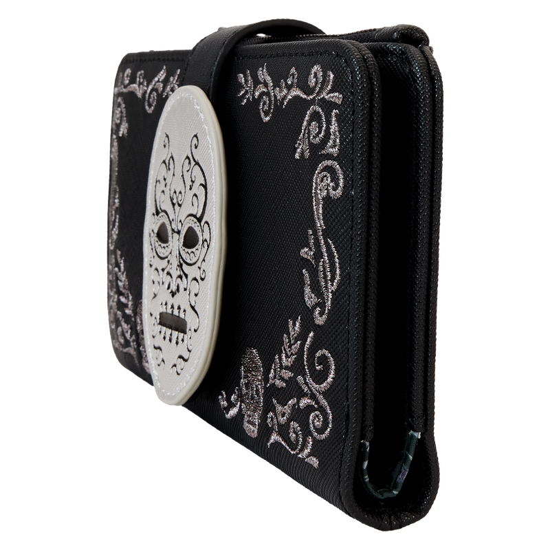 Chargez l&#39;image dans la visionneuse de la galerie, Loungefly Harry Potter  Death Eater Mask Flap Zip Around Wallet
