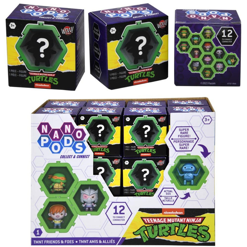 Cargue la imagen en el visor de la galería, Teenage Mutant Ninja Turtles - Characters Nano Pods Surprise Figure
