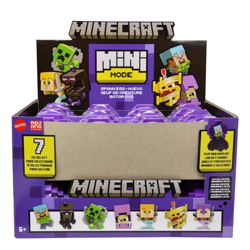 Chargez l&#39;image dans la visionneuse de la galerie, Mattel DP Minecraft Mini Mode Spawn Egg Asst.
