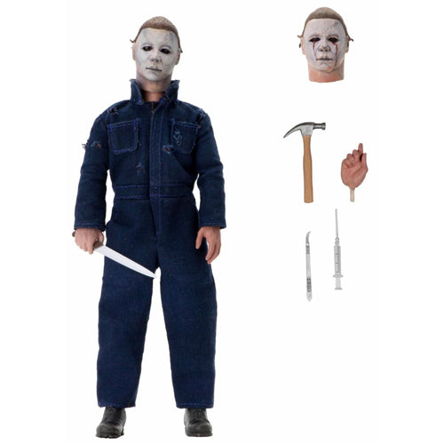 Halloween 2 - Figura vestida a escala de Michael Meyers de 8''