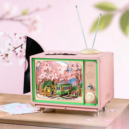 Hands Craft Sakura Dreamy Tour - 3D Wooden Music Box Puzzle