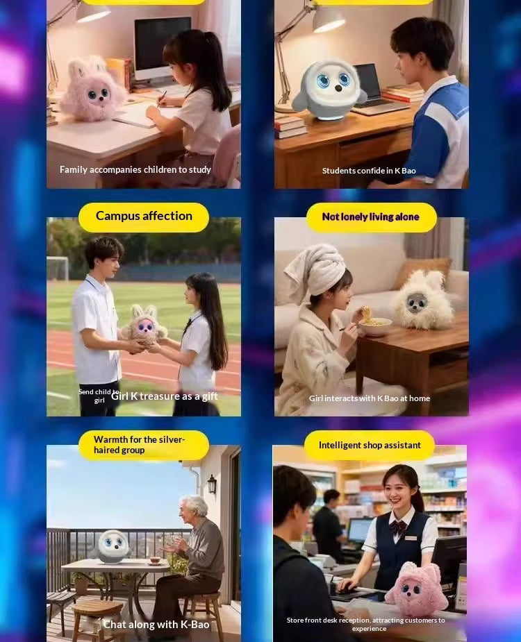 Load image into Gallery viewer, Cute Kbao Smart AI Desk Plush
