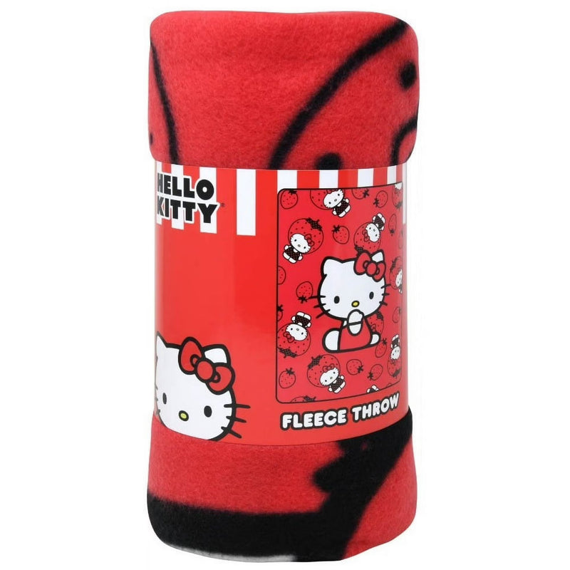 Chargez l&#39;image dans la visionneuse de la galerie, Hello Kitty - Hello Kitty 46x60&quot; Fleece Throw Blanket
