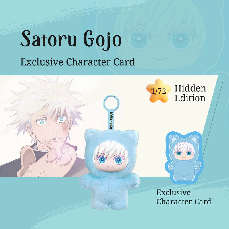 Chargez l'image dans la visionneuse de la galerie, Puremind x Jujutsu Kaisen Cat Ear Plush Series Vinyl 1pc Plush Mystery Box
