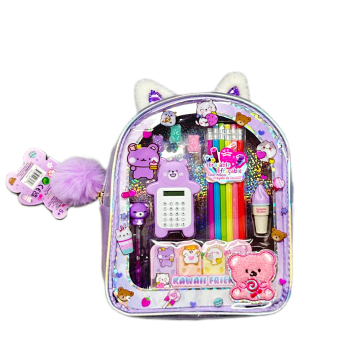 Hot Focus - Writing Stash Critters Mini Backpack