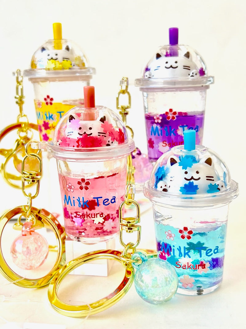 Chargez l&#39;image dans la visionneuse de la galerie, BCmini Liquid Glitter - Floaty Lucky Random Charm Keychain
