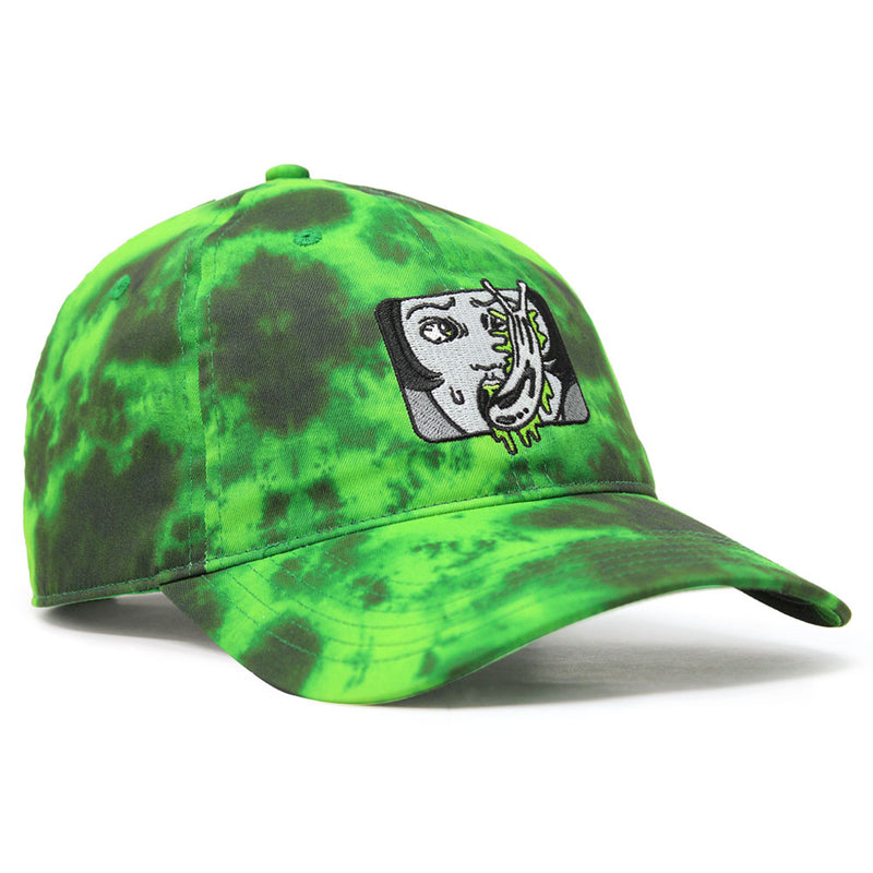 Junji Ito Slug Girl sombrero de papá con tinte sintético verde