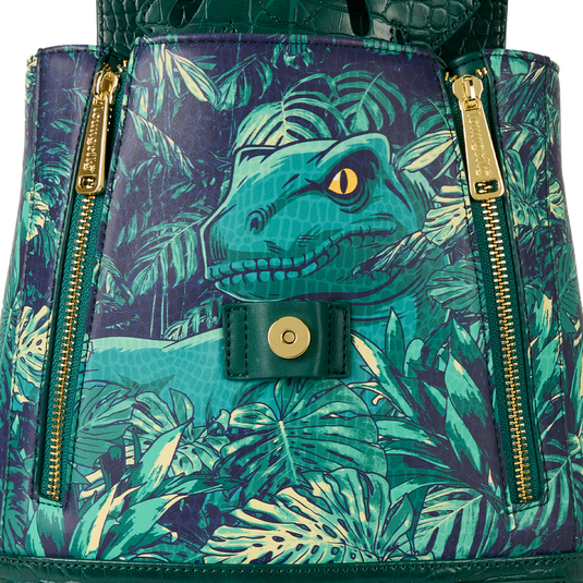 Loungefly Universal Jurassic World - Jurassic World Jungle Velociraptor Glow Drawstring Mini Backpack