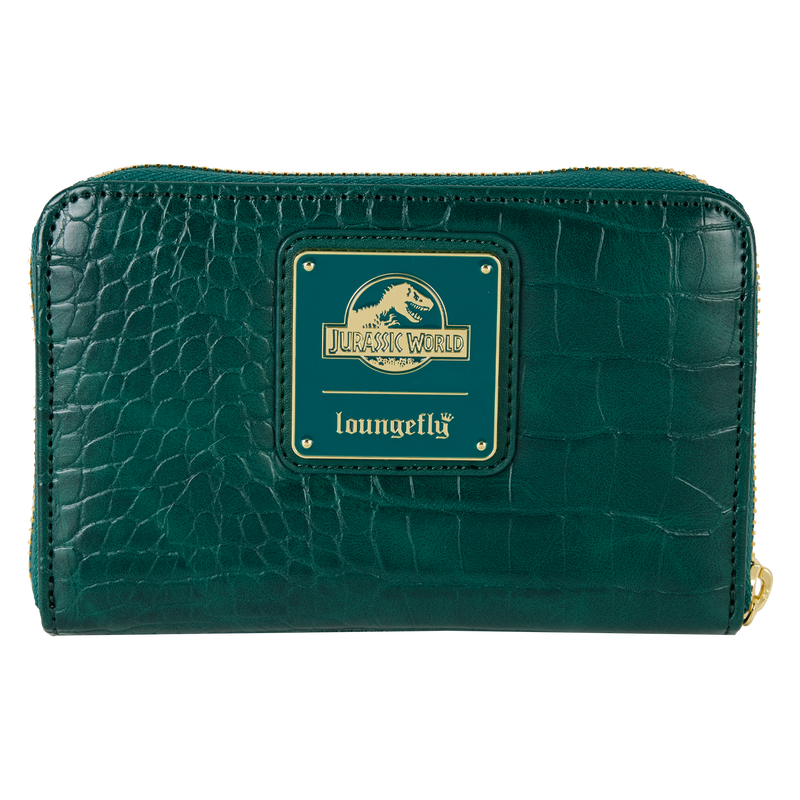 Cargue la imagen en el visor de la galería, Loungefly Universal Jurassic World - Jurassic World Jungle Velociraptor Lenticular Zip Around Wallet
