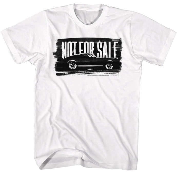 John Wick - Not For Sale White T-Shirt