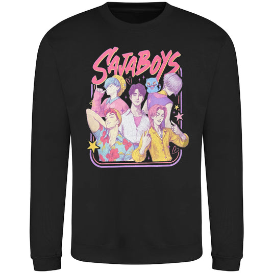 K-Pop Demon Hunters - Sajaboys Youth Black Sweatshirt