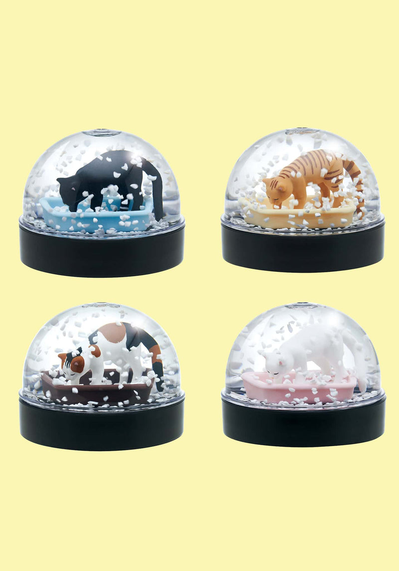 Load image into Gallery viewer, Clever Idiots Inc. Cat Litter Snow Globe 1Pc Random Blind Box
