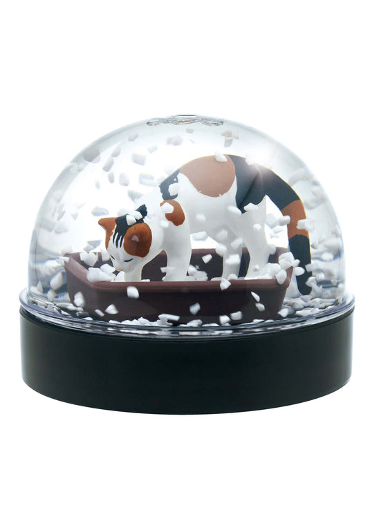 Clever Idiots Inc. Cat Litter Snow Globe 1Pc Random Blind Box