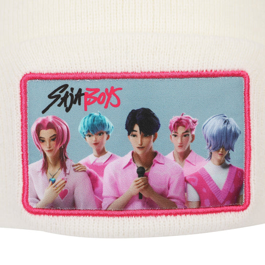 K-Pop Demon Hunters - Saja Boys White Cuff Knit Beanie
