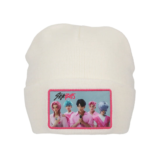 K-Pop Demon Hunters - Saja Boys White Cuff Knit Beanie