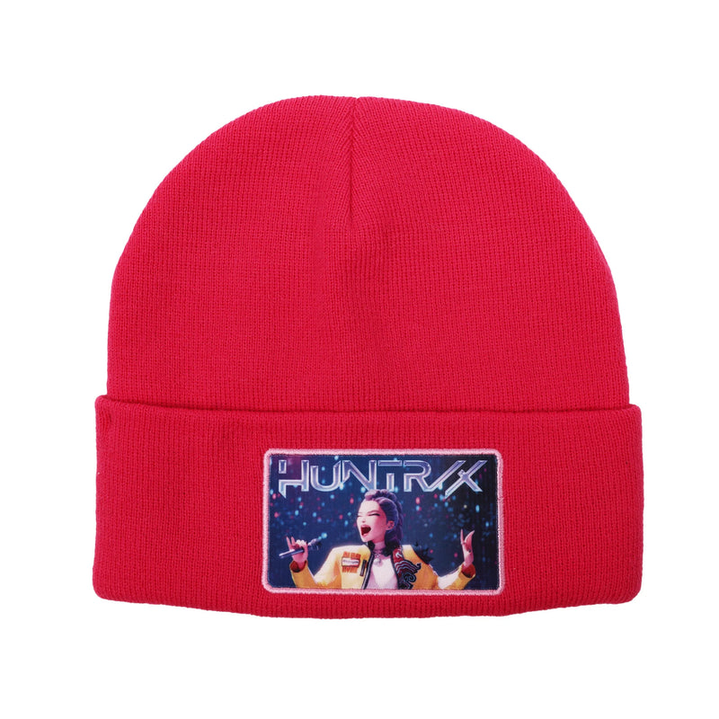 Load image into Gallery viewer, K-Pop Demon Hunters - Hunters Huntr/x Hot Pink Cuff Knit Beanie
