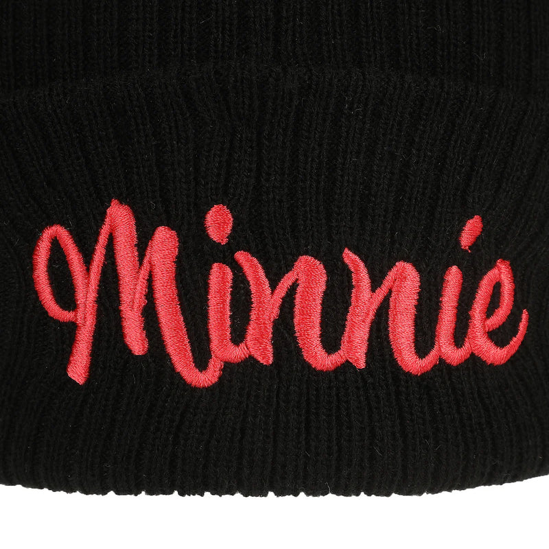 Chargez l&#39;image dans la visionneuse de la galerie, Disney - Minnie Mouse Bow With Ear Poms Cuff Beanie
