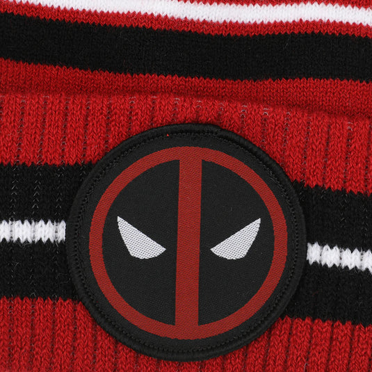 Marvel Comics: Deadpool - Logo Red & Black Cuff Beanie