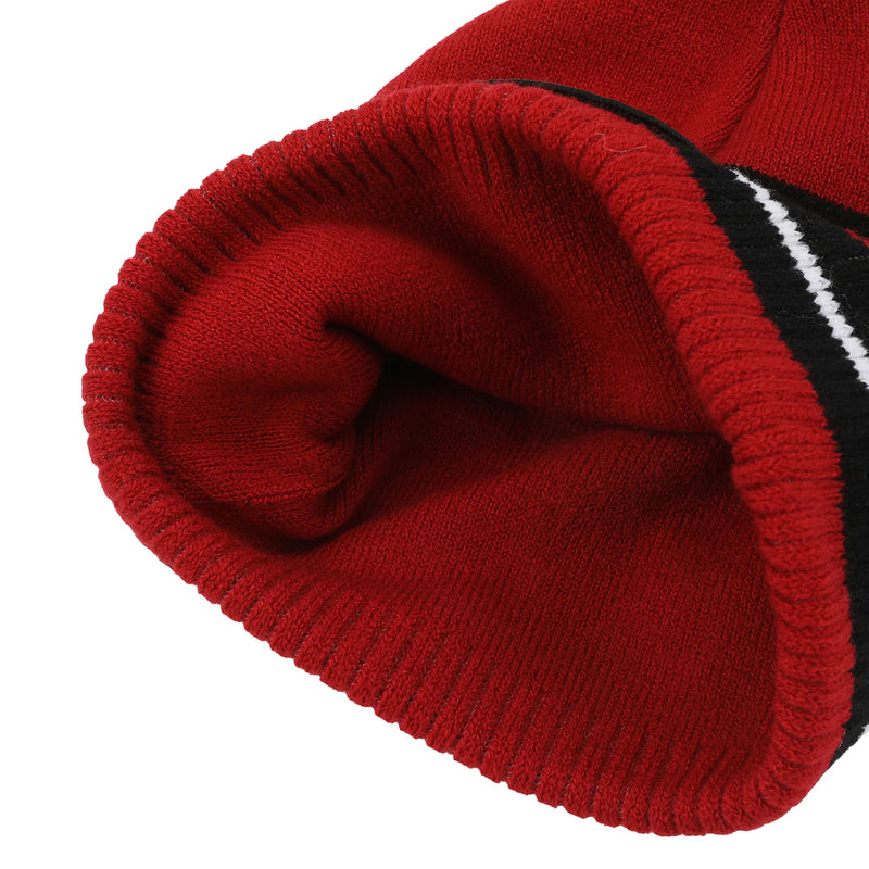 Cargue la imagen en el visor de la galería, Marvel Comics: Deadpool - Logo Red &amp; Black Cuff Beanie
