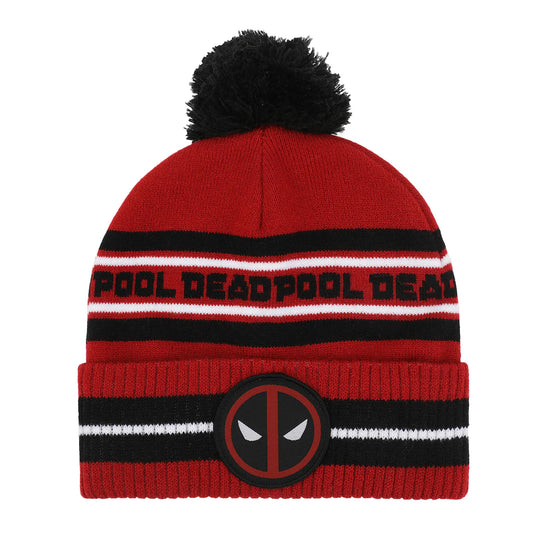 Marvel Comics: Deadpool - Logo Red & Black Cuff Beanie