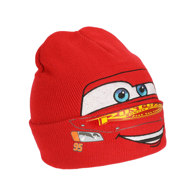 Cargue la imagen en el visor de la galería, Bioworld Cars Lightning Mcqueen - Big Face Cuff Beanie
