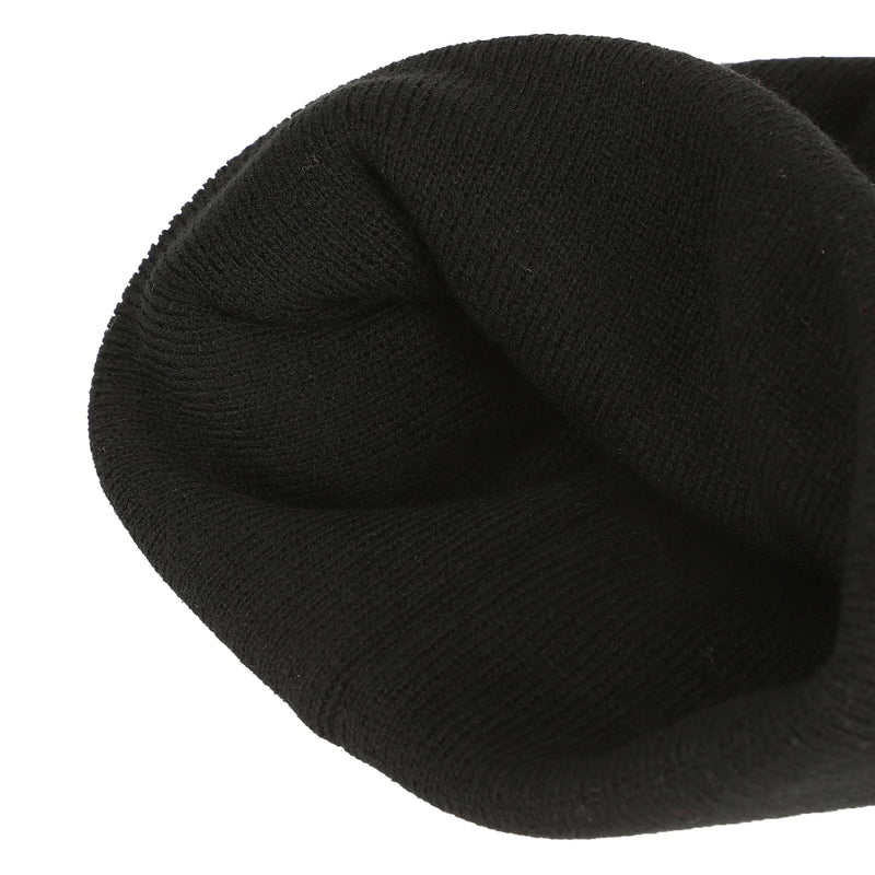Chargez l&#39;image dans la visionneuse de la galerie, Stranger Things - Hellfire Club Embroidery On Black Acrylic Knit Cuff Beanie
