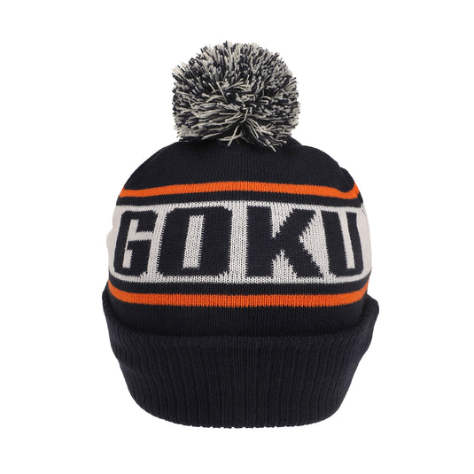 Bioworld Dragon Ball Z - Goku Kanji Blue Knit Cuff Beanie