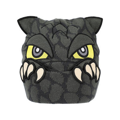 Bioworld Godzilla - Peekaboo Claws Logo Gray Beanie