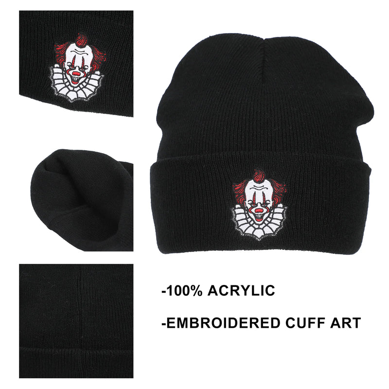 Cargue la imagen en el visor de la galería, Bioworld IT: Pennywise - Embroidery On Acrylic Knit Standard Cuff Beanie
