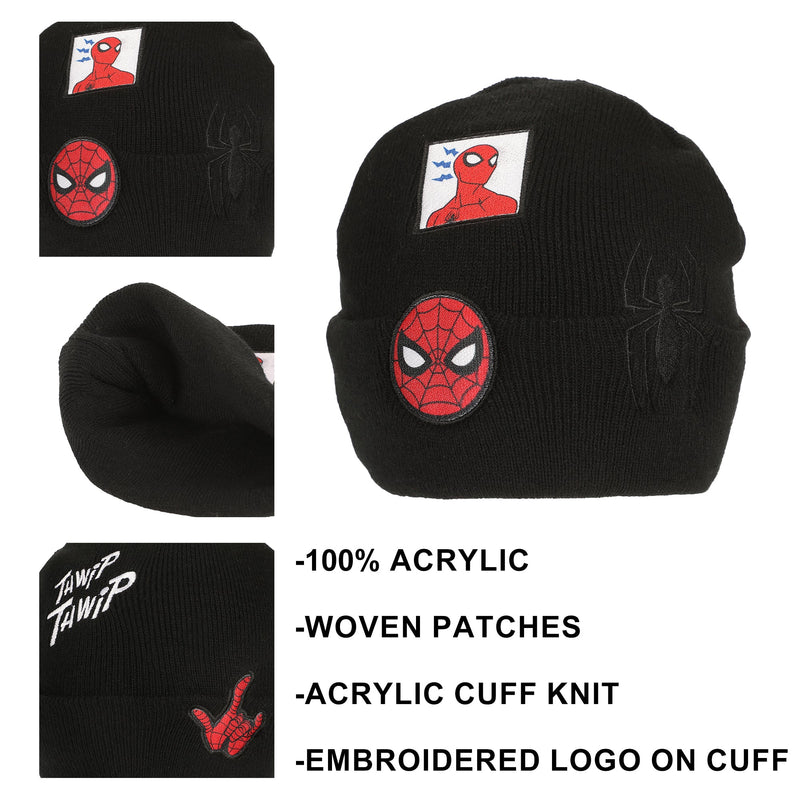 Chargez l'image dans la visionneuse de la galerie, Marvel Comics - Spider-Man Classic Thwip Thwip Adult Ribbed Knit Beanie
