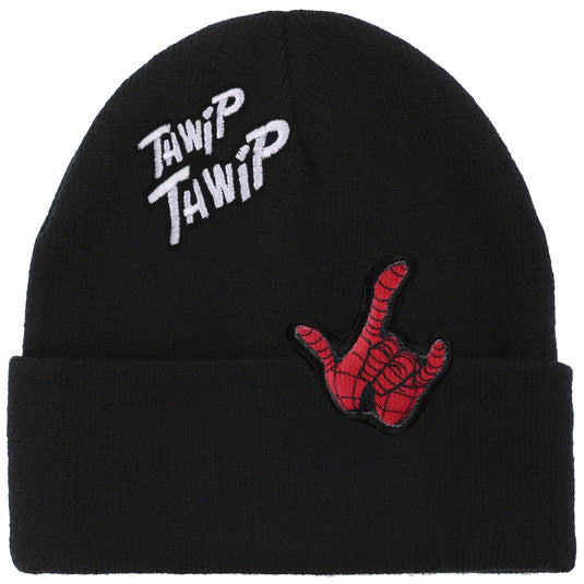 Marvel Comics - Spider-Man Classic Thwip Thwip Adult Ribbed Knit Beanie