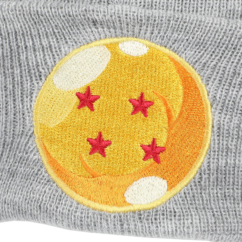 Cargue la imagen en el visor de la galería, Dragon Ball Z - 4 Star Dragonball Heather Acrylic Knit Cuff Beanie
