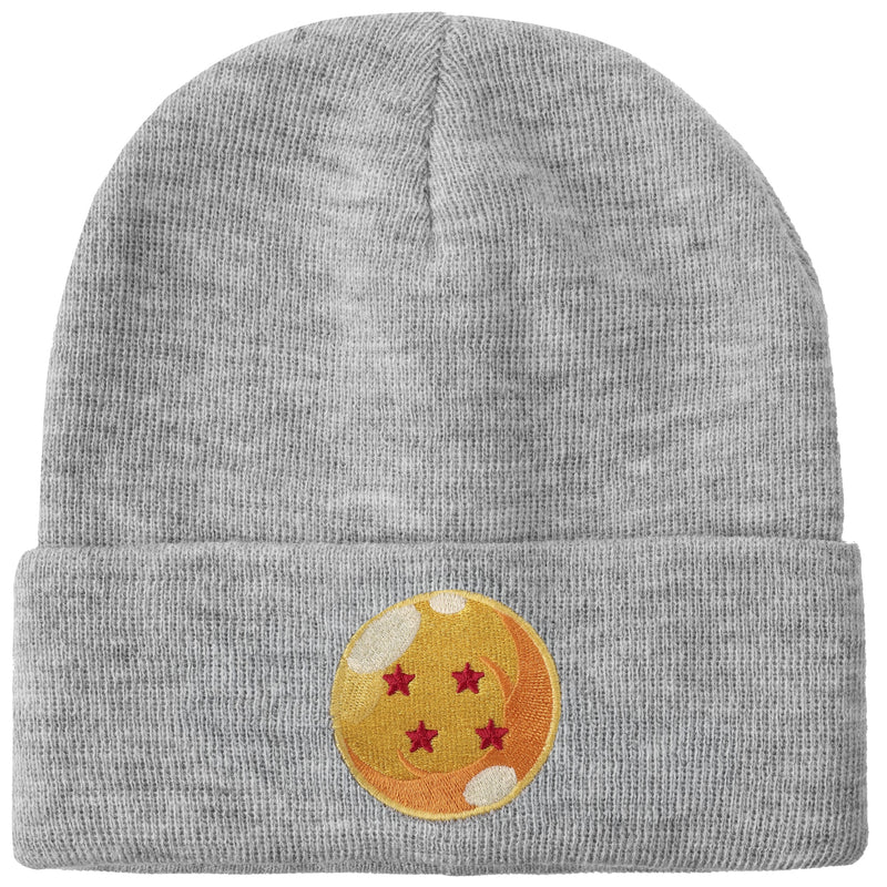 Cargue la imagen en el visor de la galería, Dragon Ball Z - 4 Star Dragonball Heather Acrylic Knit Cuff Beanie
