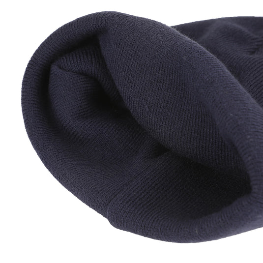 Stranger Things - WSQK Embroidery Navy Acrylic Yarn Standard Cuff Beanie