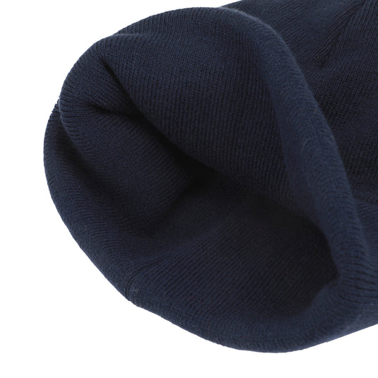 DC Comics - Superman Logo Embroidery Navy Acrylic Knit Standard Cuff Beanie