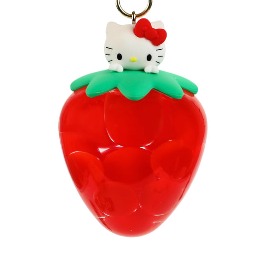 Sanrio Hello Kitty - Liquid-Filled Strawberry Keychain