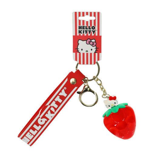 Sanrio Hello Kitty - Liquid-Filled Strawberry Keychain