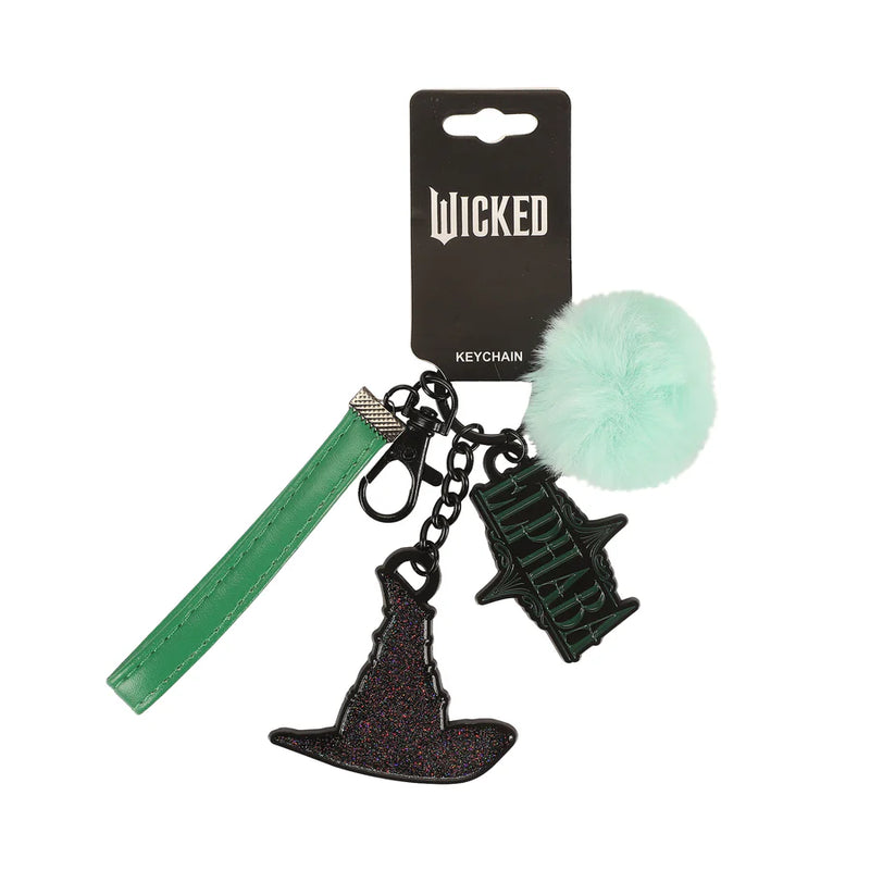 Cargue la imagen en el visor de la galería, Wicked - Elphaba Hat Pom Keychain
