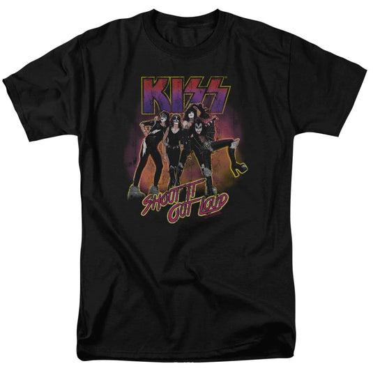 KISS Shout It Out Loud Black T-Shirt