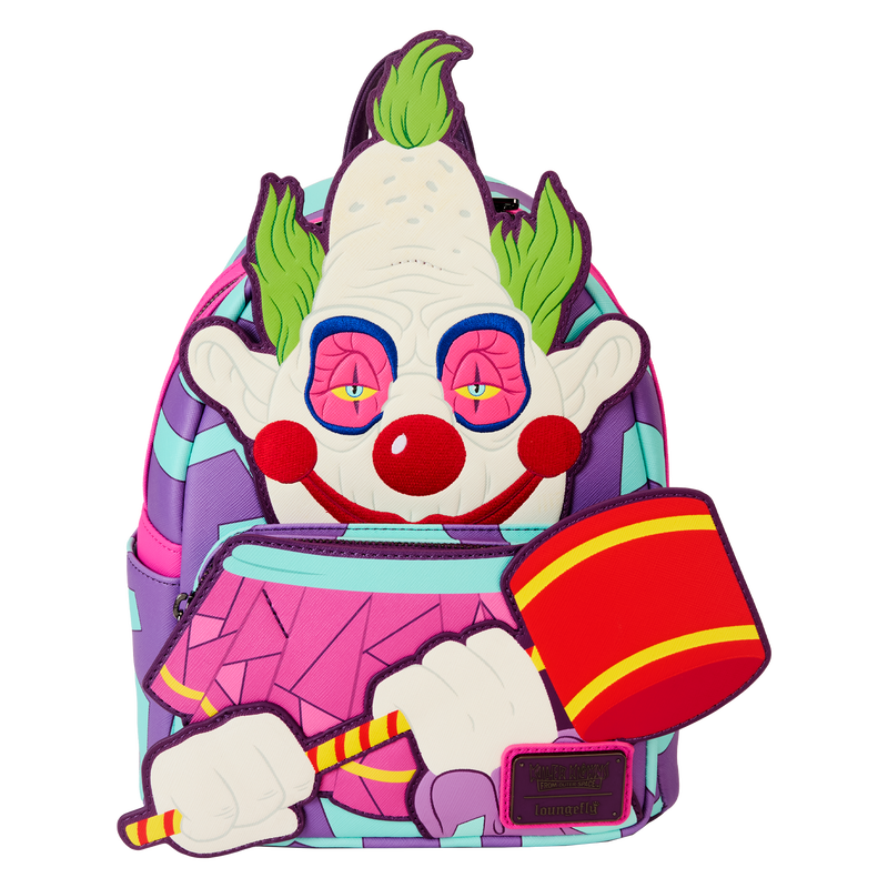 Load image into Gallery viewer, Loungefly Killer Klowns from Outer Space - Jumbo Cosplay Glow Mini Backpack
