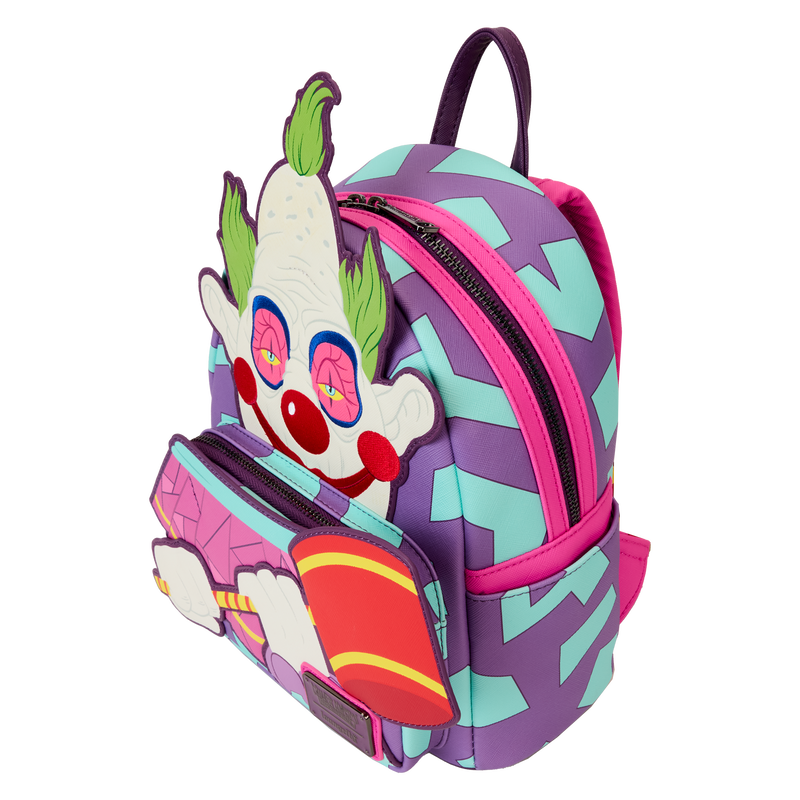 Load image into Gallery viewer, Loungefly Killer Klowns from Outer Space - Jumbo Cosplay Glow Mini Backpack
